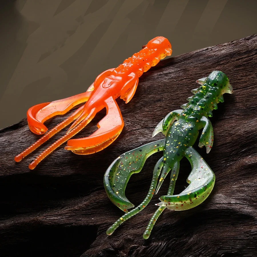 

Fishing Lure Soft Bait 8cm 3g TPE Simulation Floating Shrimp Bass Catch Artificial Worm Lures Lot 10 Pieces SALE