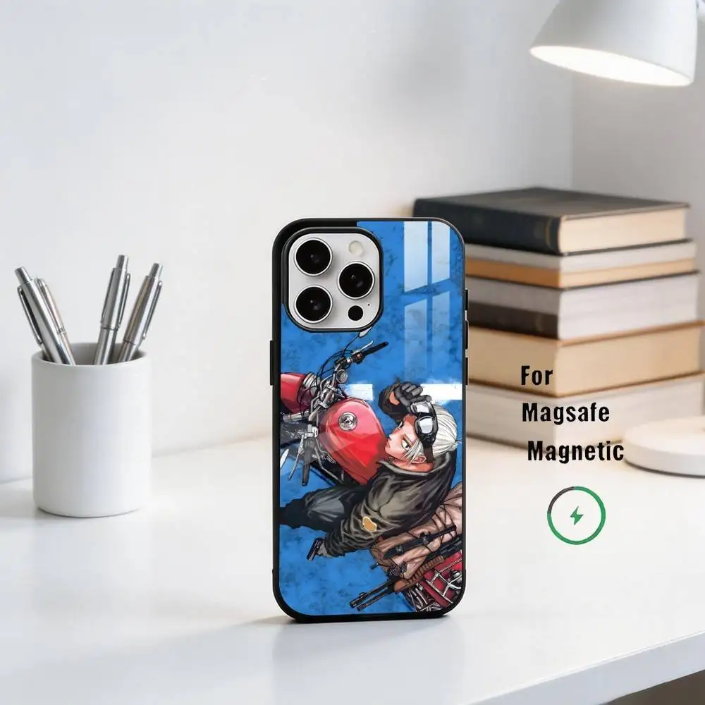 S-Sakamoto D-Days P-Popular Anime Phone Case For iPhone17,16,15,14,13,12,11 Plus,Pro Magnetic For Magsafe Wireless Charging