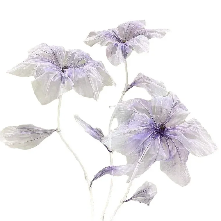 

Lily simulation flower wedding props window decoration T platform road lead atmosphere layout network
