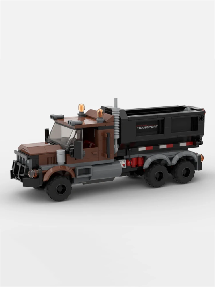 City Vehicle Classical Gravel Truck Building Blocks Model Bricks Display Collection Children's Toys Gifts 294PCS