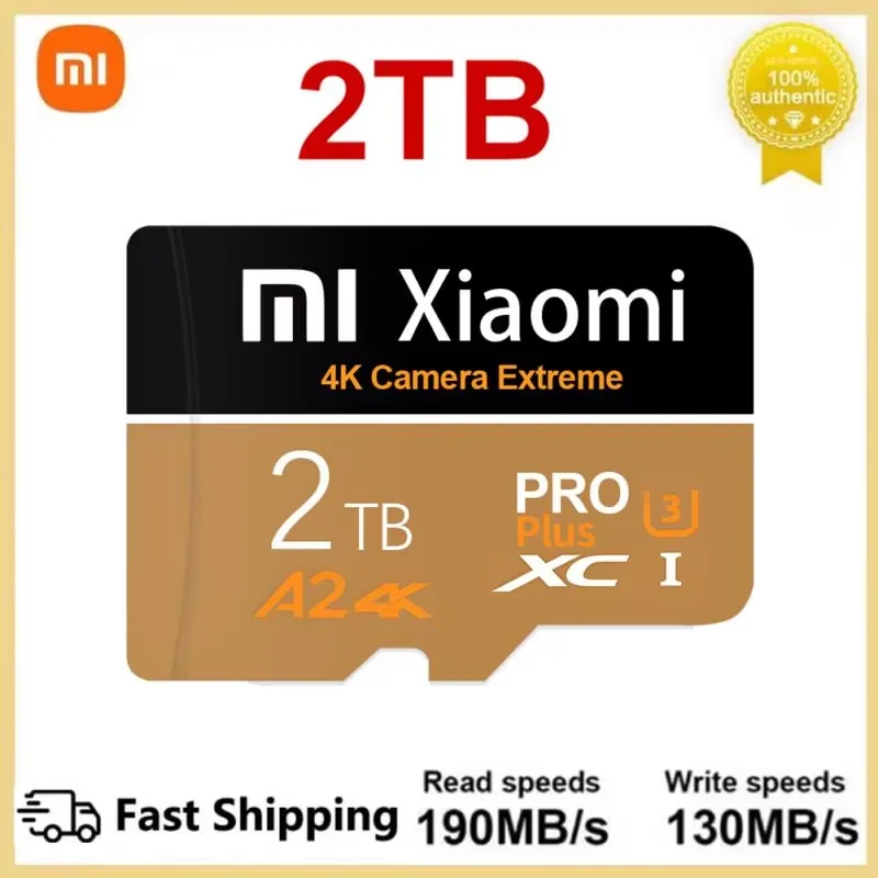 Xiaomi 100% Original 2TB 1TB Memory Cards camera SD card 128GB 256GB Micro TF/SD card Class 10 512GB flashcard for phone/tablet