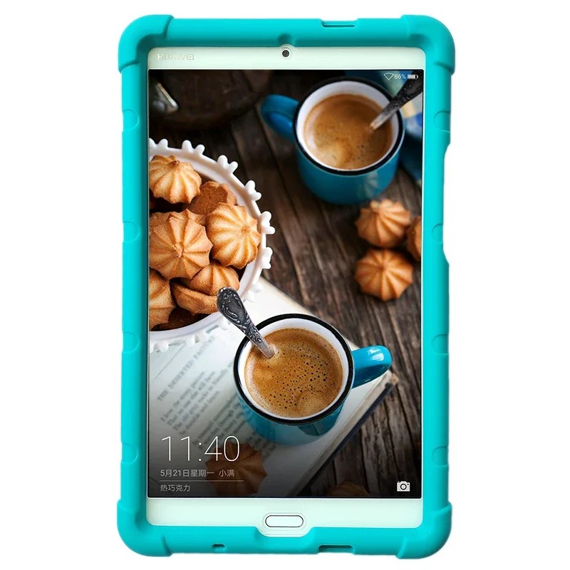 Cover for Huawei MediaPad M3 8.4 Inch BTV-W09 L09 Tablet Bumper Kids Friendly Soft Silicone Rugged Case