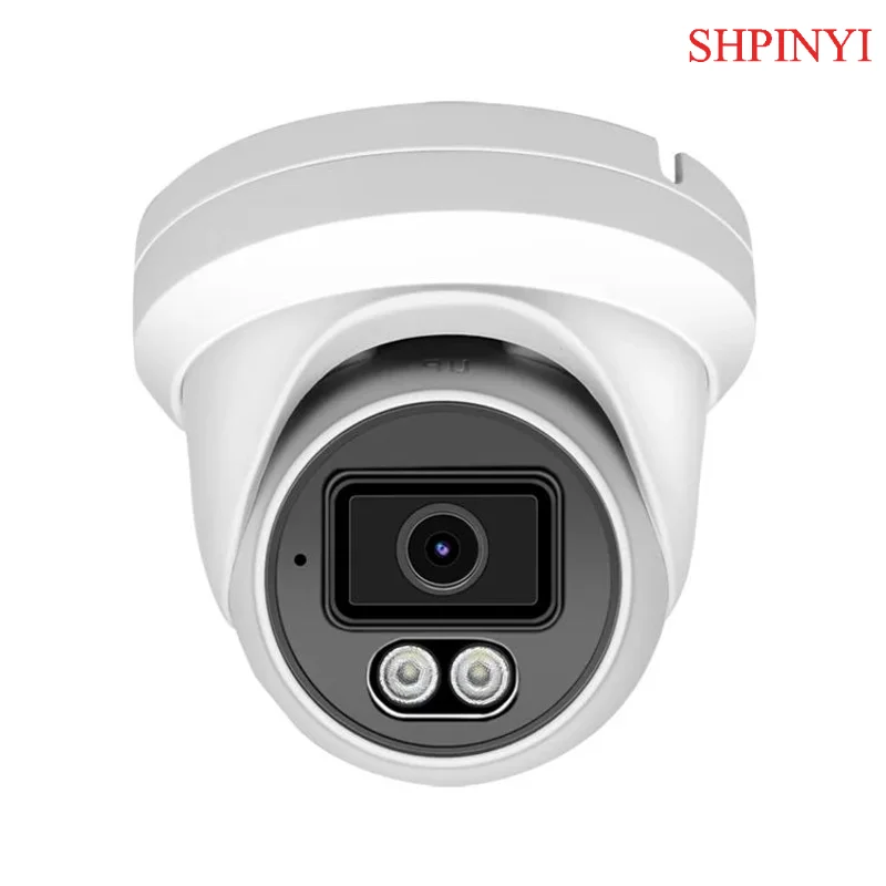 

ColorVu 4MP/5MP/8MP Дополнительная 2,8 мм/3,6 мм F1.6 с фиксированным объективом, двойной светильник, белый свет, сетевая камера видеонаблюдения