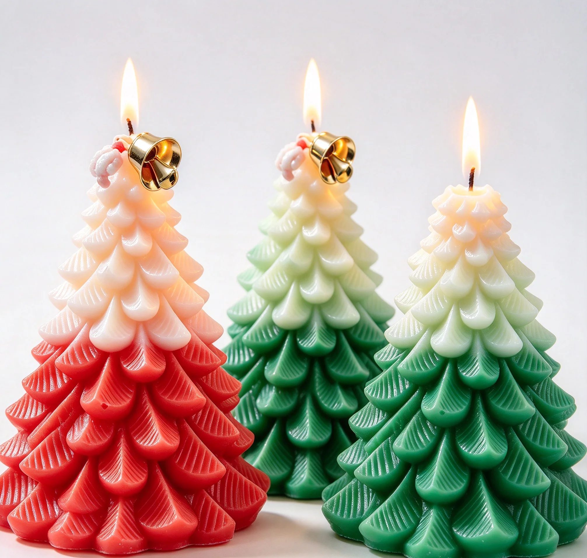 Xmas Tree Shaped Gingerbread Man Scented Candle Aromatherapy Holiday Home Table Decor Creative Gift Perfect for Christmas