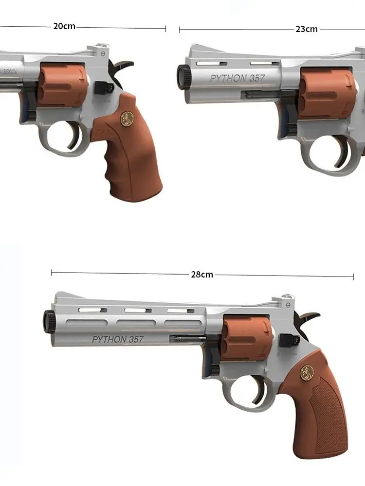 Revolver ZP5-Pistolet lanceur sûr pour enfants, balle molle, jouet, modèle d'arme, odorde chasse pneumatique Airsoft, cadeau de Noël