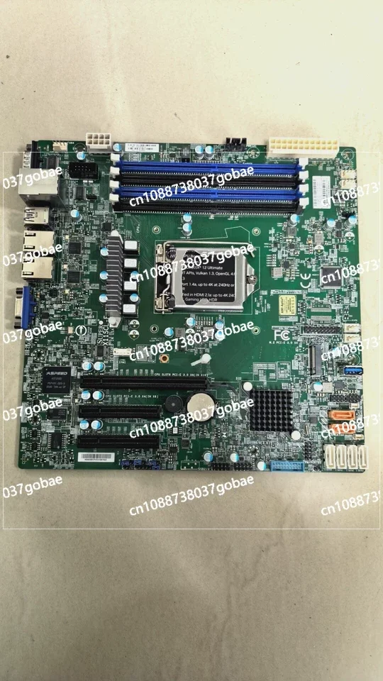 X11SCA-F Workstation Server Industrial Control Motherboard, C246 8th Generation 9th Generation I7 I9 E-2XXX