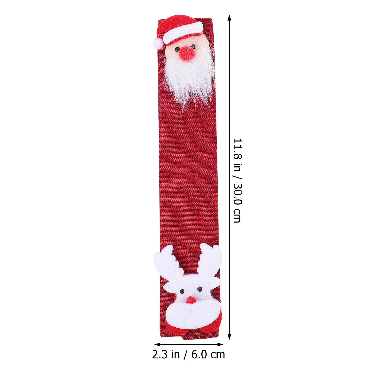 

4Pcs Christmas Fridge Handle Covers Xmas Kitchen Handle Protectors Classic Design Refrigerator Microwave Oven Knob Covers