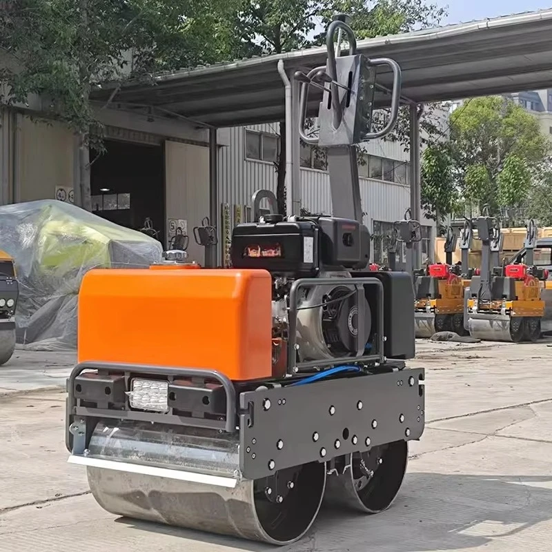 Hydraulic System 500kg 600kg 800kg Road Roller Mini Small Road Roller Road Compactor with CE EPA