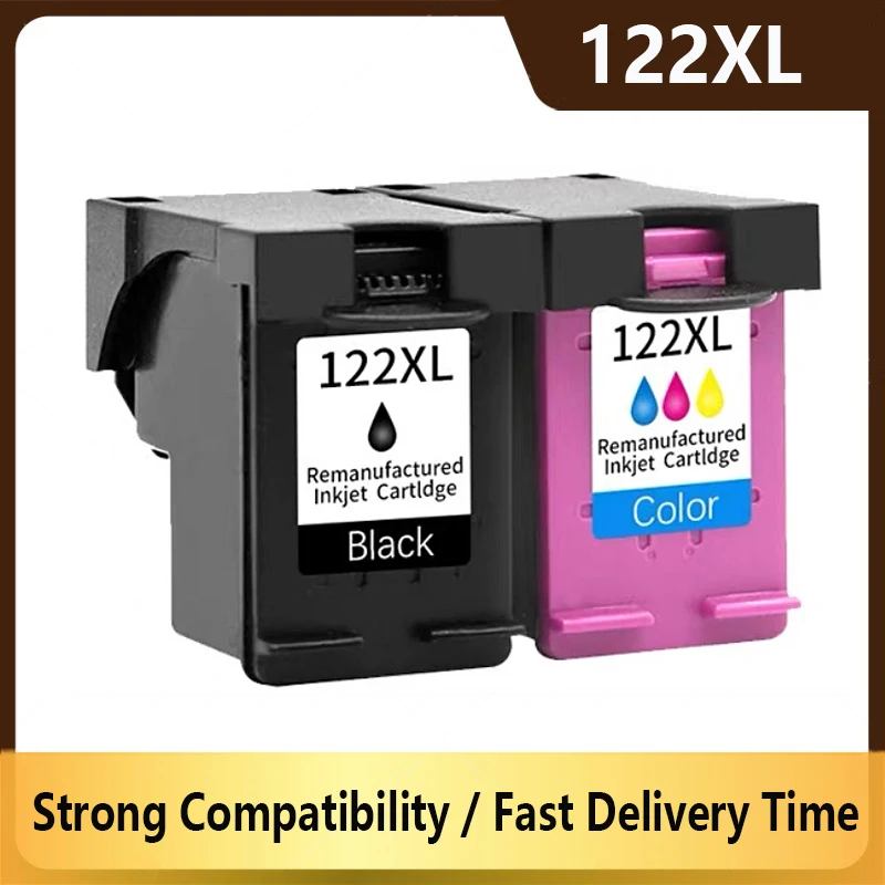 

Compatible 122XL Ink Cartridge Replacement For HP 122 For Deskjet 1000 1050 2000 3052A 3054 2050s 3000 3050A Printer
