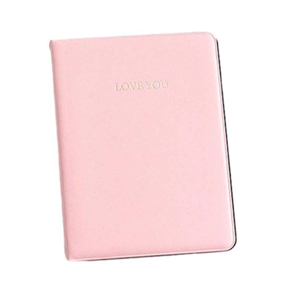 3-inch Photo Album 64 Pocket Photo Album Birthdays Transparent Inner Pockets Dual-size Display Fashionable Storage