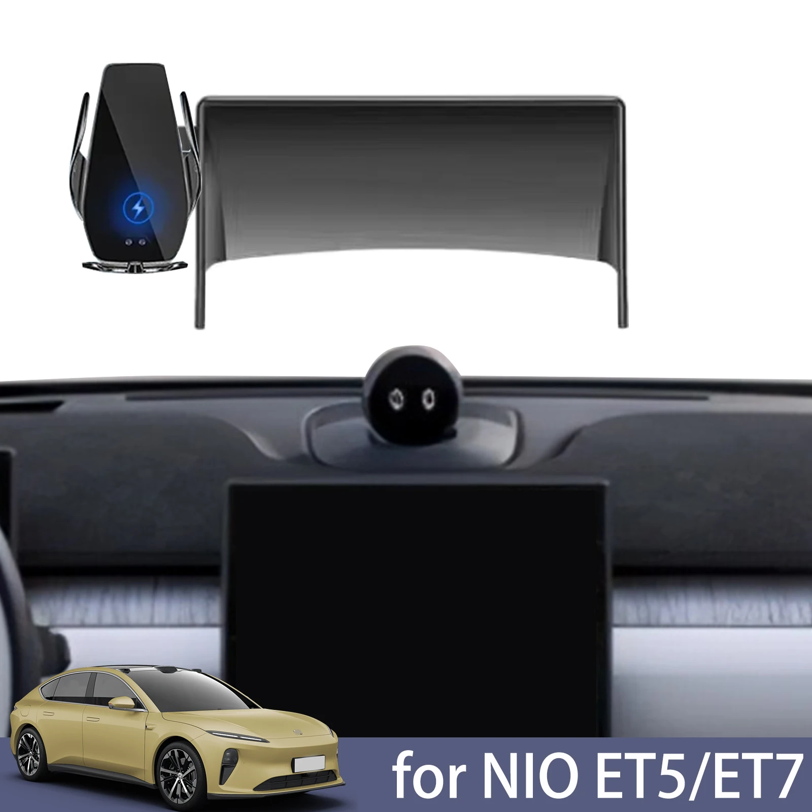 

for NIO ET5 ET7 Car Phone Holder Screen Navigation Bracket Magnetic New Energy Wireless Charging Rack