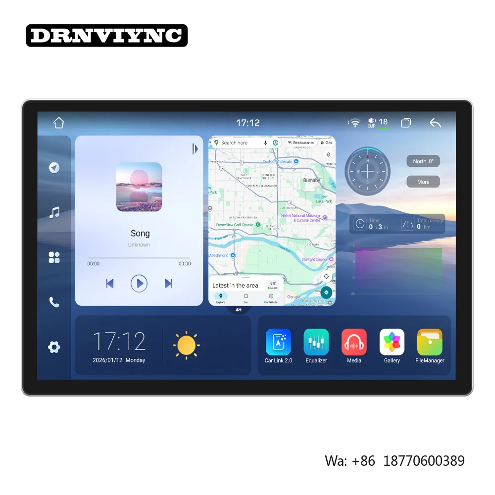 13 Inch Fyt 7870 2K Android Car Player Screen 8Core 4G DSP Carplay GPS Navigation Car Radio Auto Stereo Multimedia System