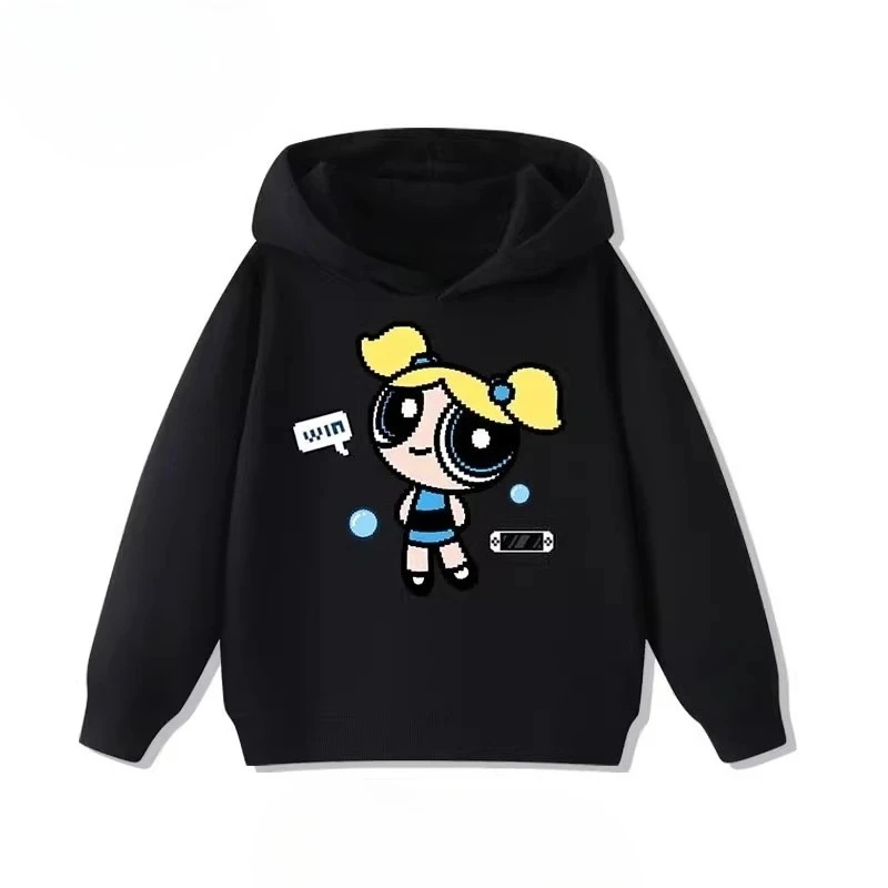 

Flying Girl Police Printed Pattern Hoodie Multi Functional Children's Hoodie Sweatshirt Warm Hoodie Suitable for Slow Running