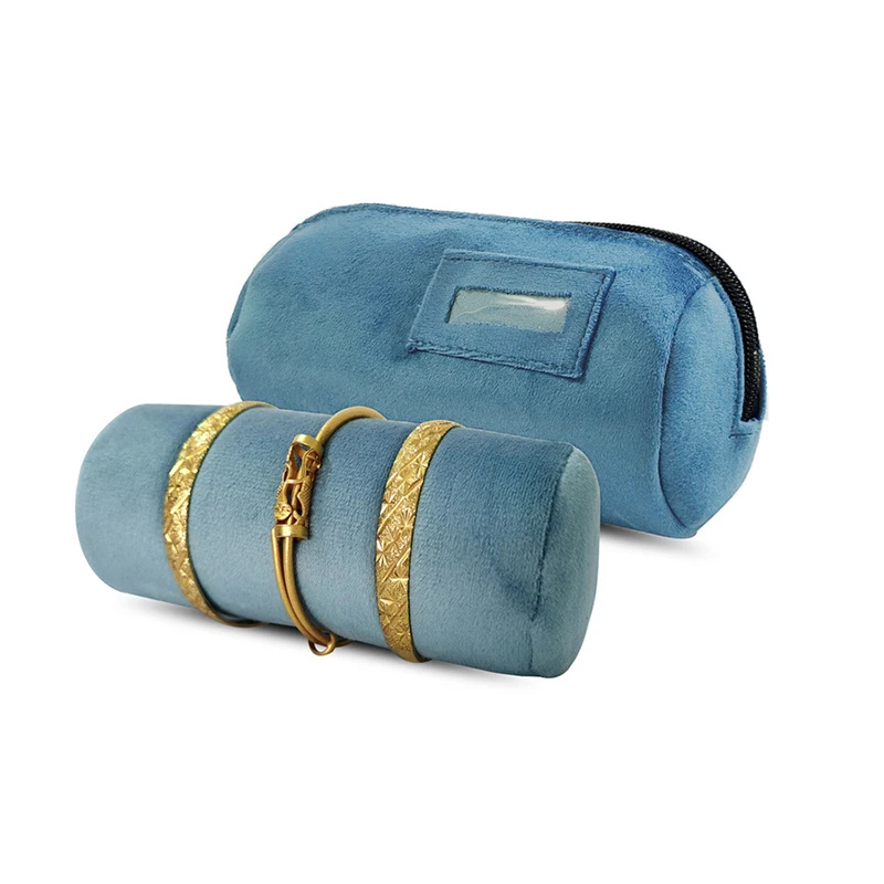 Exhibition Travel Portable Bracelet Storage Bag Jewelry and Accessories Display and Collection Bag Velvet Watch Storage Bag
