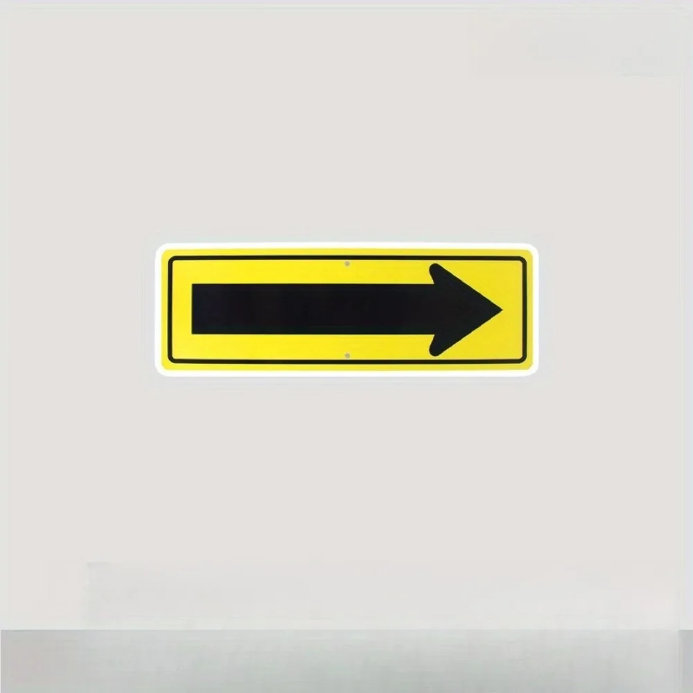 CIFBUY Iron Wall Art Modern 2D Arrow Sign Waterproof Durable Metal Decor For Home Patio Indoor Outdoor 10x40cm