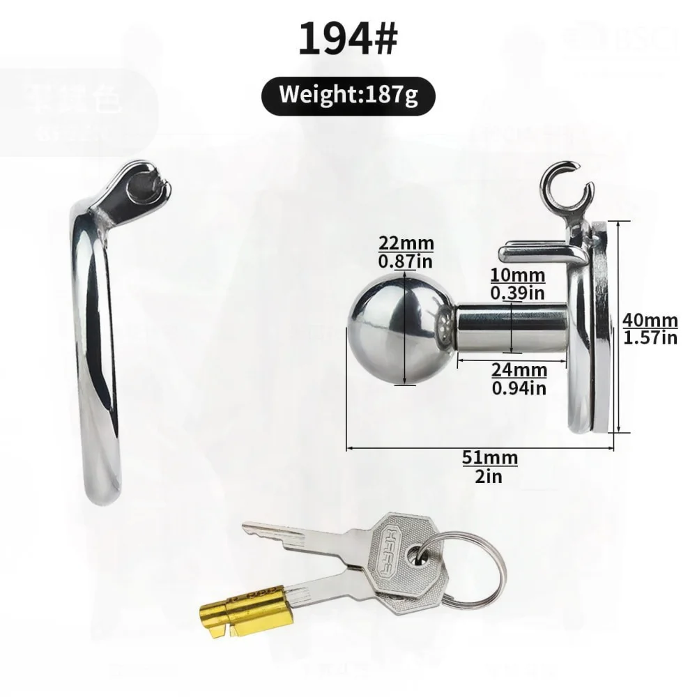 Frrk سيليكون القسطرة قفل سلبي جهاز العفة مع تدليك الصلب الكرة قابل للتعديل الفولاذ المقاوم للصدأ الذكور الامتناع عن ممارسة الجنس لعبة #3