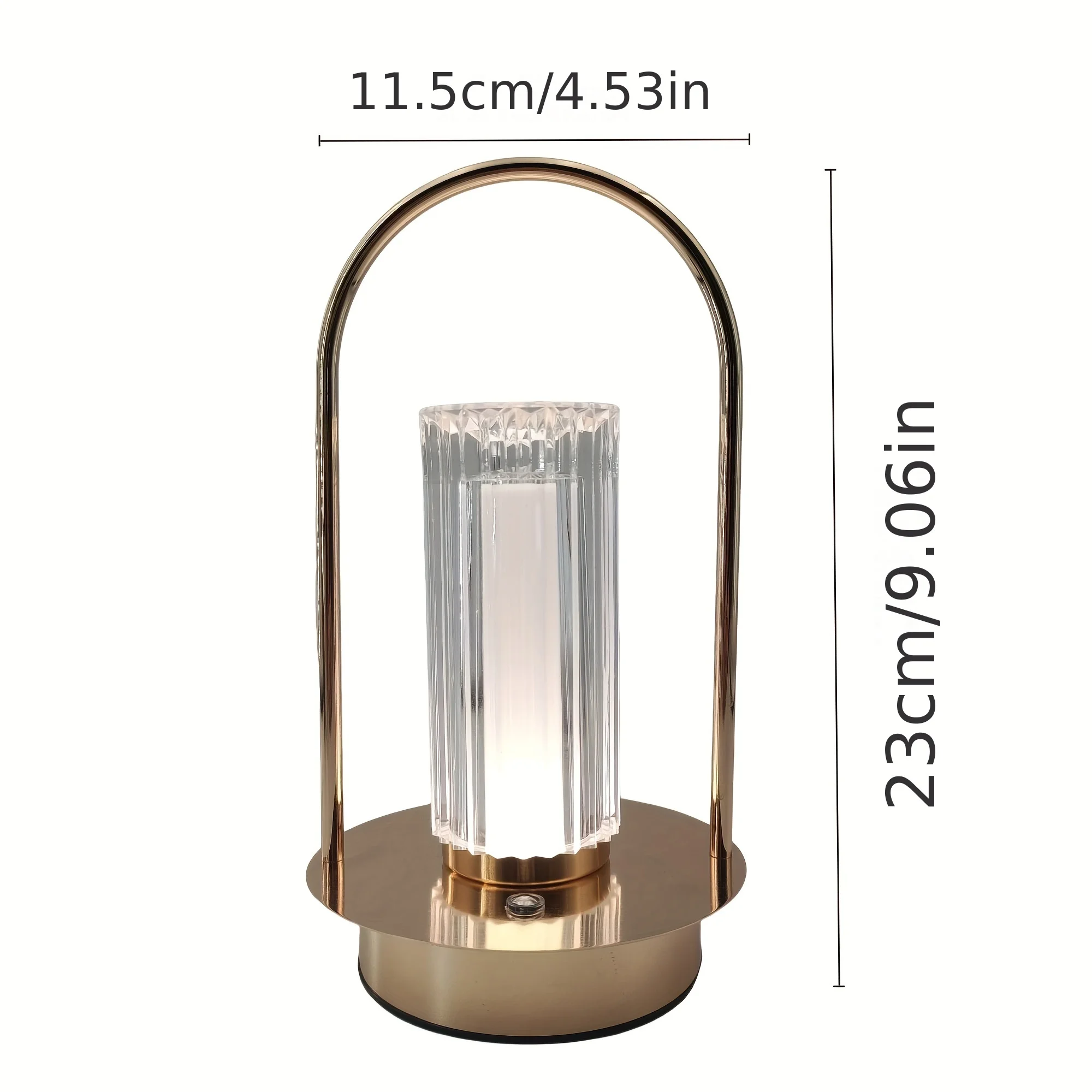 1pc Night Light Sleep Portable Acrylic Crystal Lamp Bedroom Bedside Decorative Atmosphere Lamp Atmosphere Lamp Starry Sky