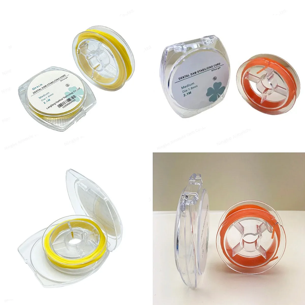 Wholesale Elastic Dam Stabilizing Cord Dentals Wedge Interdental Rubber Wedge Roll Clamp