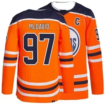 

Новый хоккейный трикотаж — белый с красными/черными акцентами «Bedard 98» с логотипом головы индейского Америки, спортивный трикотаж с 3D HD-принтами, идеальный трикотаж