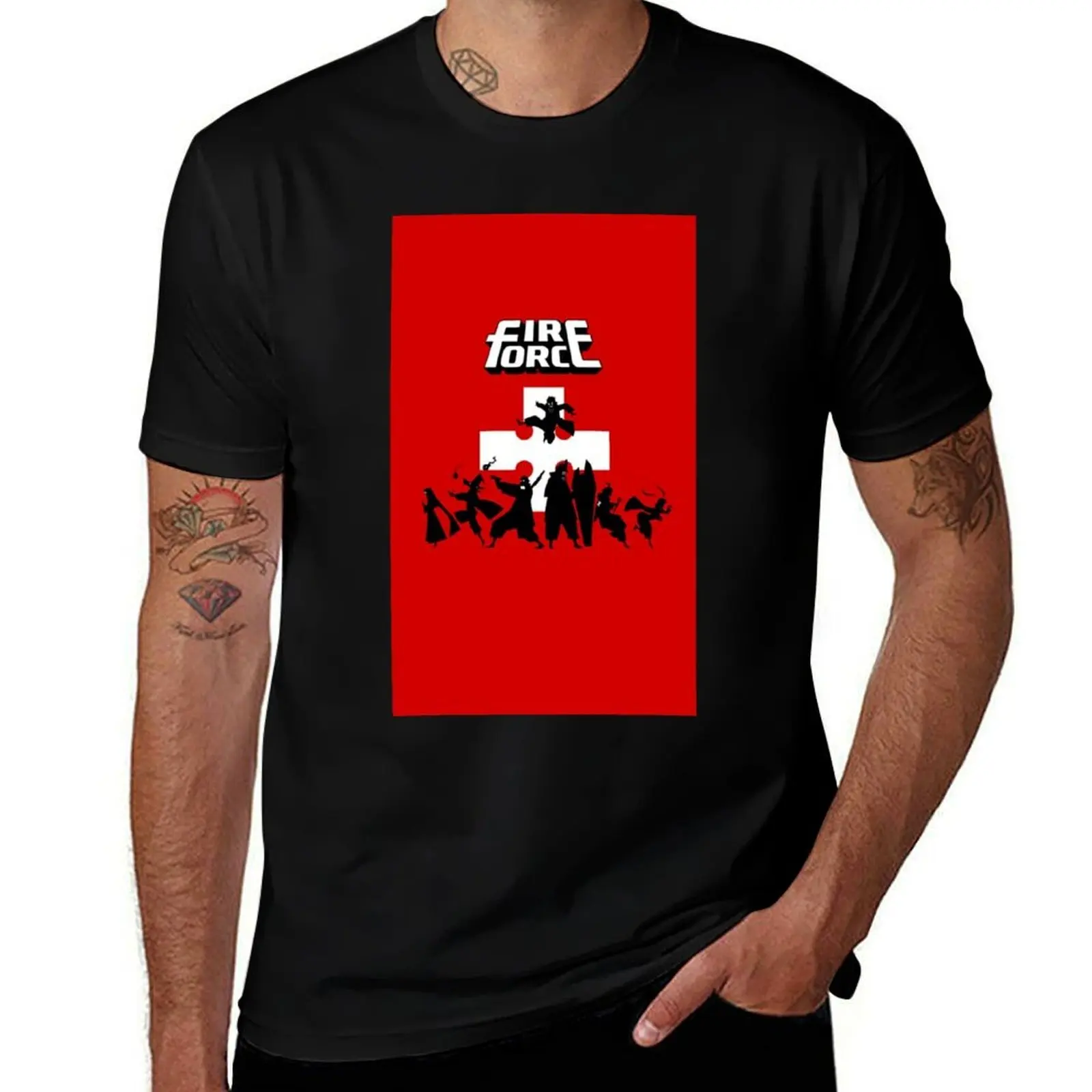 

Fire Force T-Shirt luxury t-shirt T-shirts man korean fashion compression shirt men