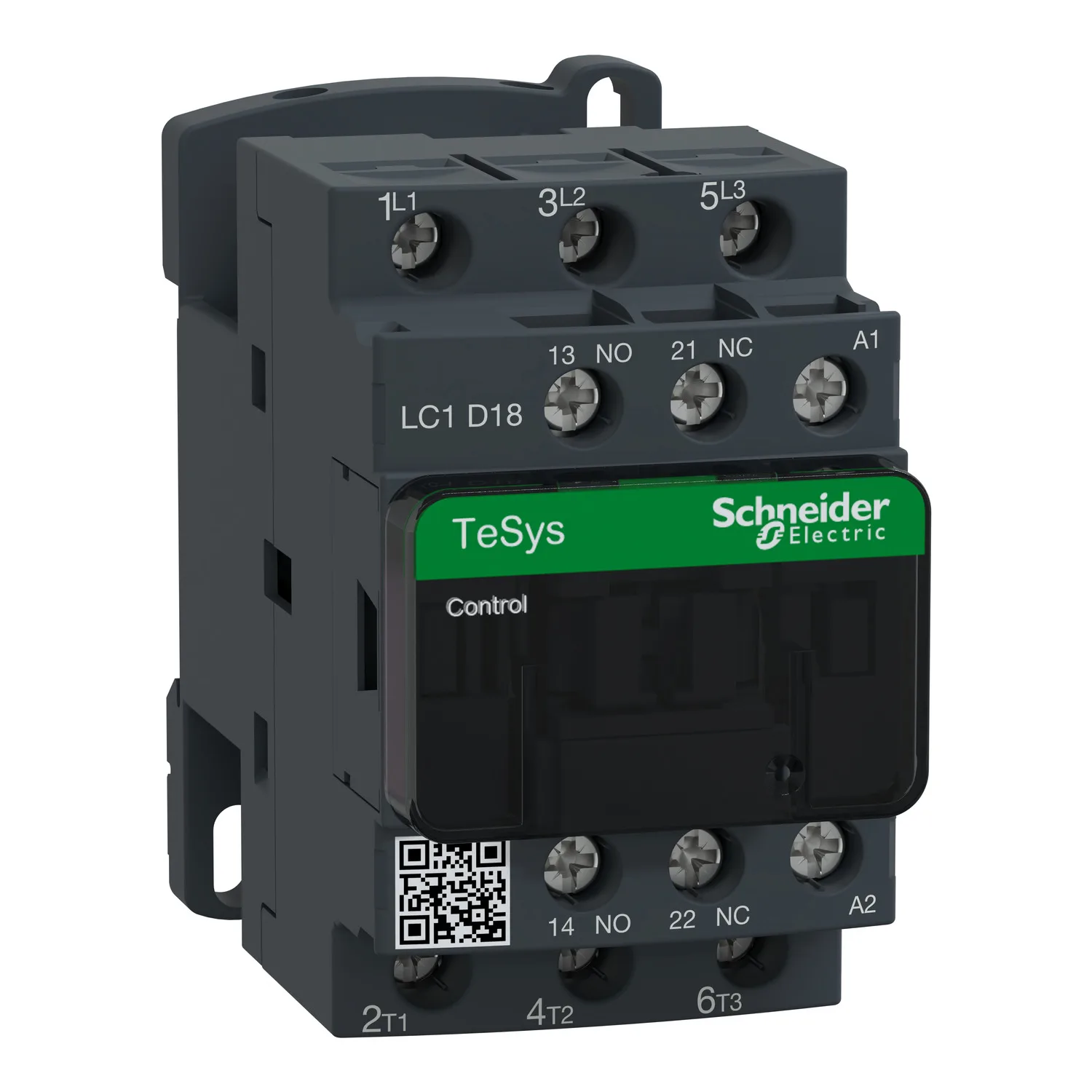 

LC1D18 LC1D18M7 contactor - 3P(3 NO) - AC-3 - = 440 V 18 A - 220 V AC coil
