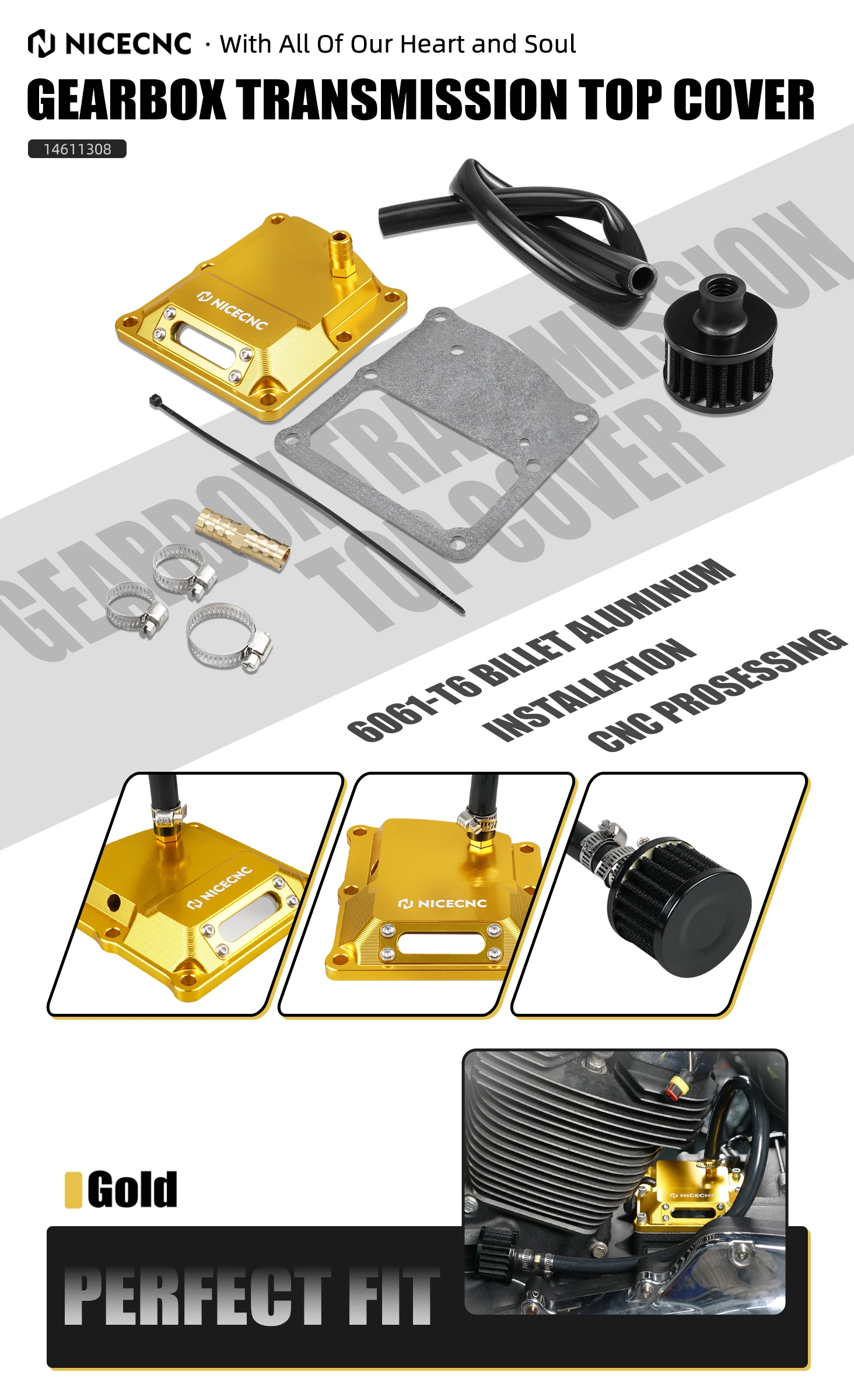 Für Harley Street Glide FLHX FLHXS 2017-2024 Getriebe Obere Abdeckung M8 Motor Road King FLHRXS Street Bob FXBBS 114 Low Rider S – Detail 9