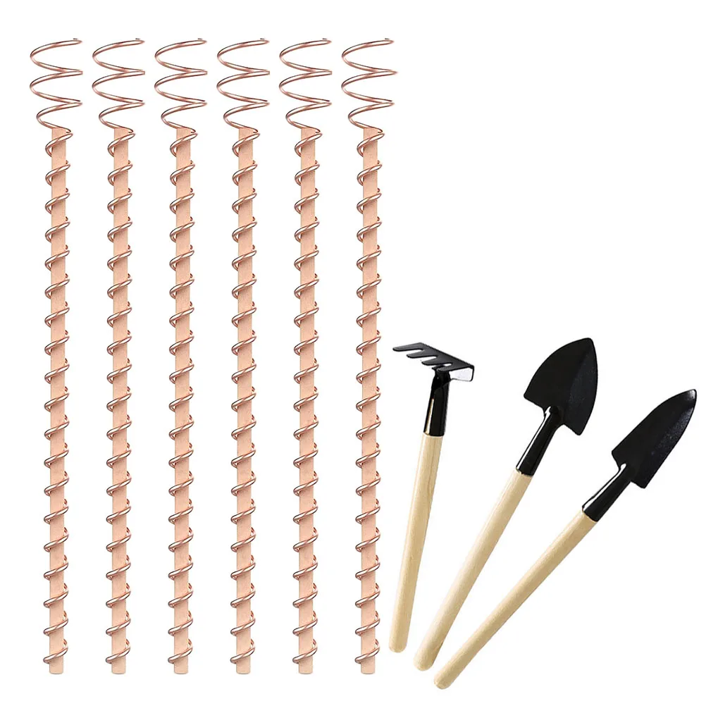 

1Set Copper Electroculture Gardening Antenna Plant Wire Coil Winding Tool Flexible Gardening Accessory Culture Antenna