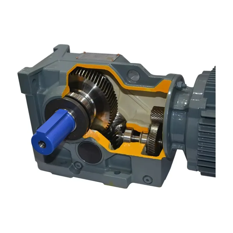 Gear Motor Right Angle Steering Bevel Gear Spiral Worm Gearbox