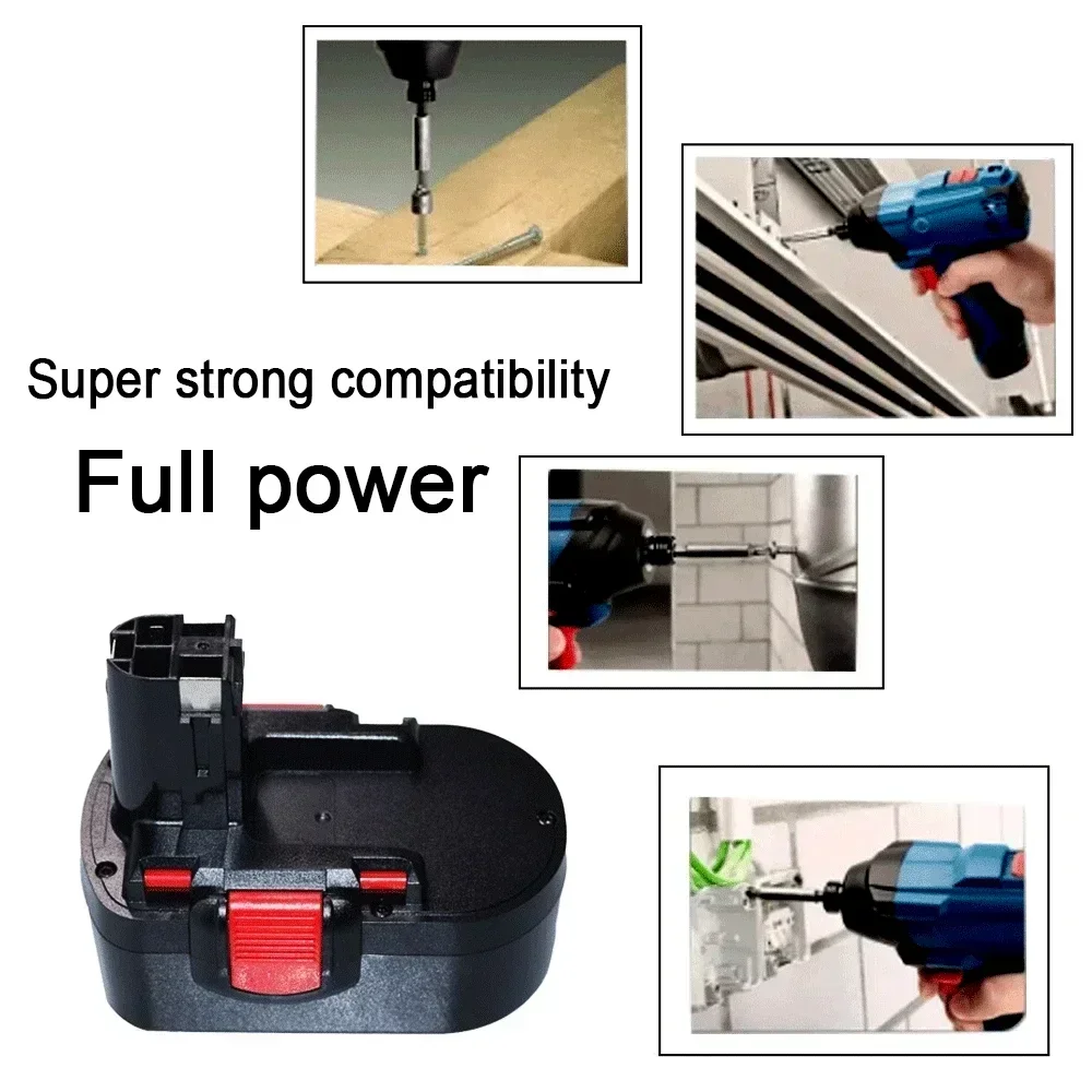 

18V 4.8/6.8/9.8Ah Remplacement Battery For Bosch BAT025 BAT026 BAT160 2607335277 2607335535 2607335735 PSR 18 VE-2 GSR