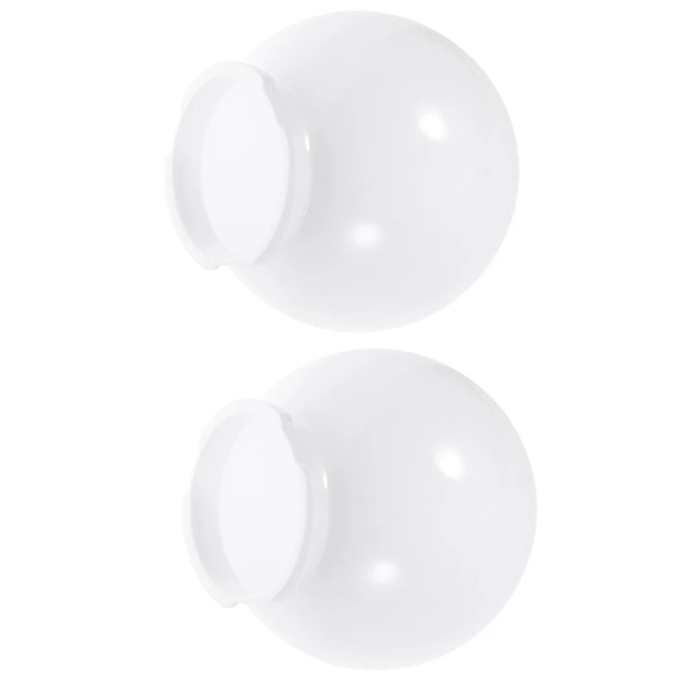 

Acrylic Globe Lampshade Durable Replacement Covers Wall Post Outdoor Light Shades Simple Structure Easy Install Remove Stylish