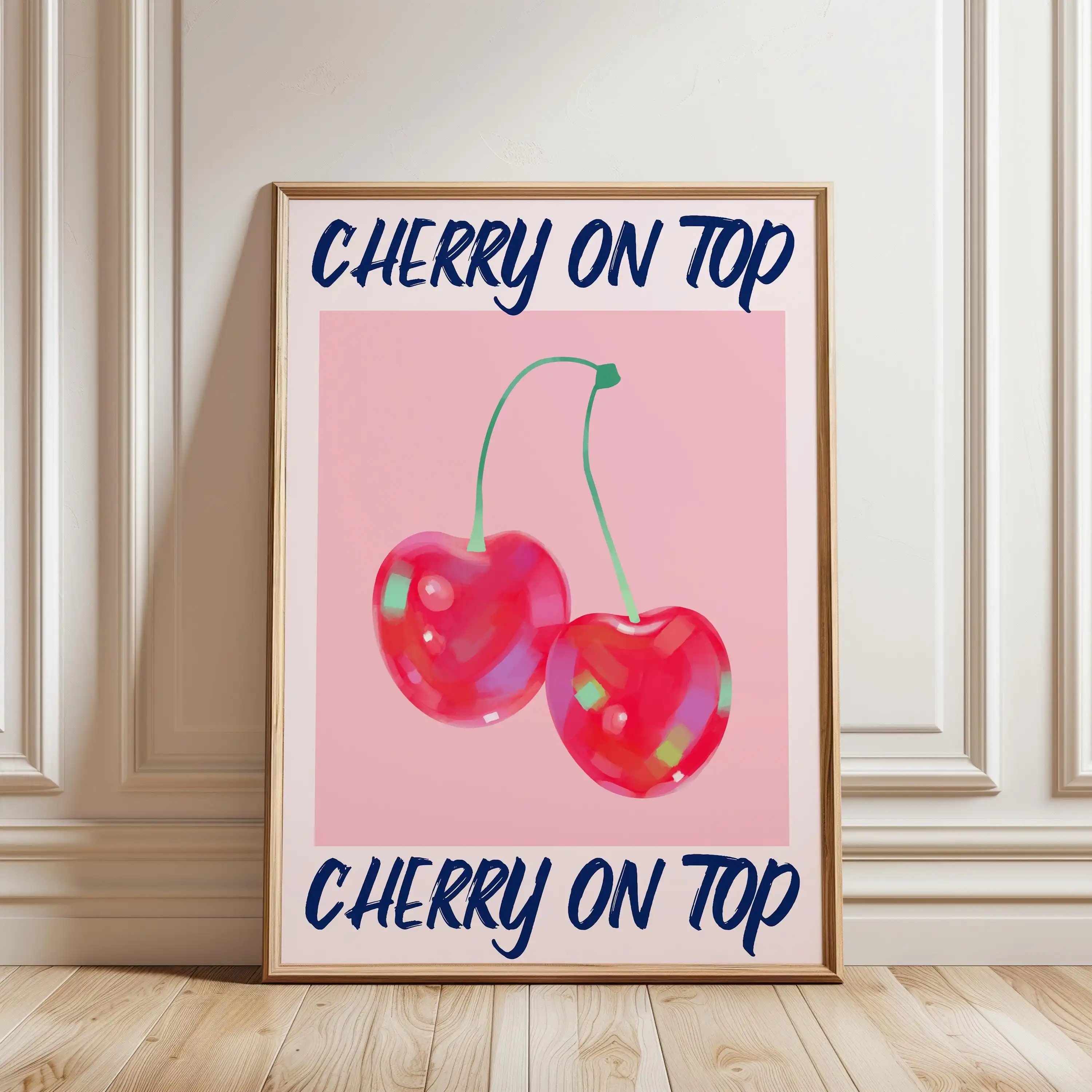 Lemon Dragon Fig Fruit Pink Cherry Tomato Strawberry Poster Print Wall Art Pictures Canvas Painting Living Room Home Decor Gift