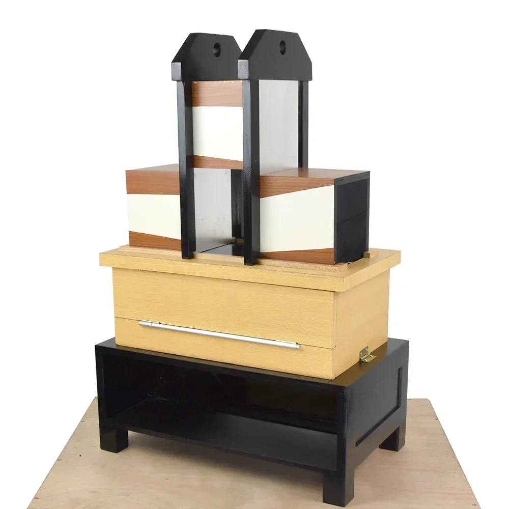 

Tri-Section Illusion Magic Tricks Professional Magician Magie Box Arm Magica Stage Illusion Gimmick Props Magie Professionnelle