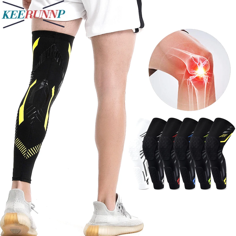 

1PCS Knee Compression Sleeve Basketball Volleyball Knee Pads Compression Leg Sleeve Football Adult Knee Brace Support Leg Sleeve