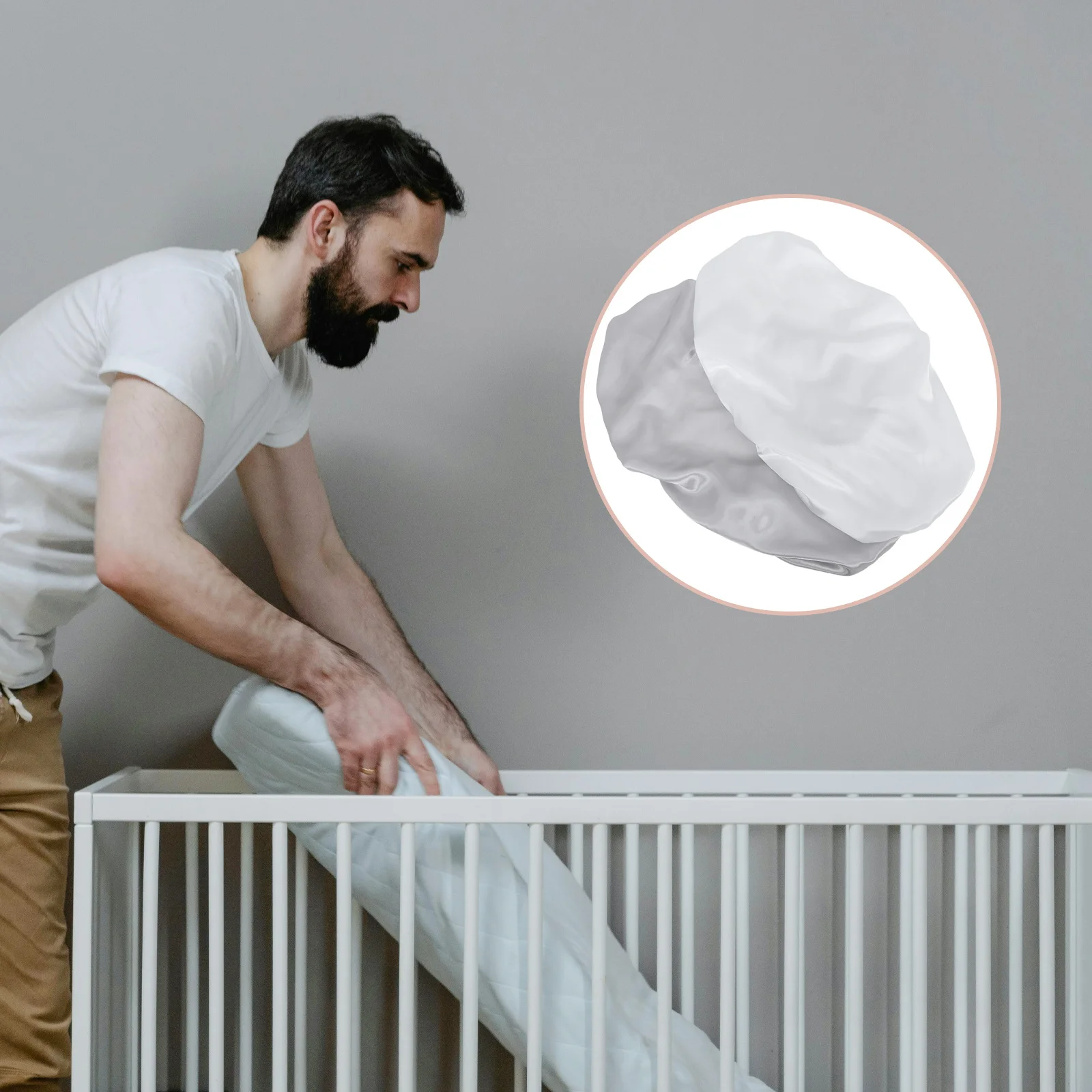 2 قطعة سرير الطفل ستوكات غطاء مرتبة تنفس المجهزة ملاءات ل طفل سرير المتسكع محايد لينة الفراش رعاية الرضع