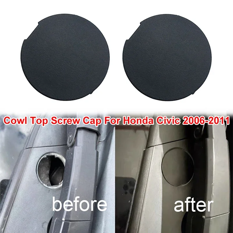 Left Right Car Front Cowl Top Screw Cap Cover for Honda Civic 2006-2011 for Acura MDX 2001-2006 Auto Accessories 74211SNAA00