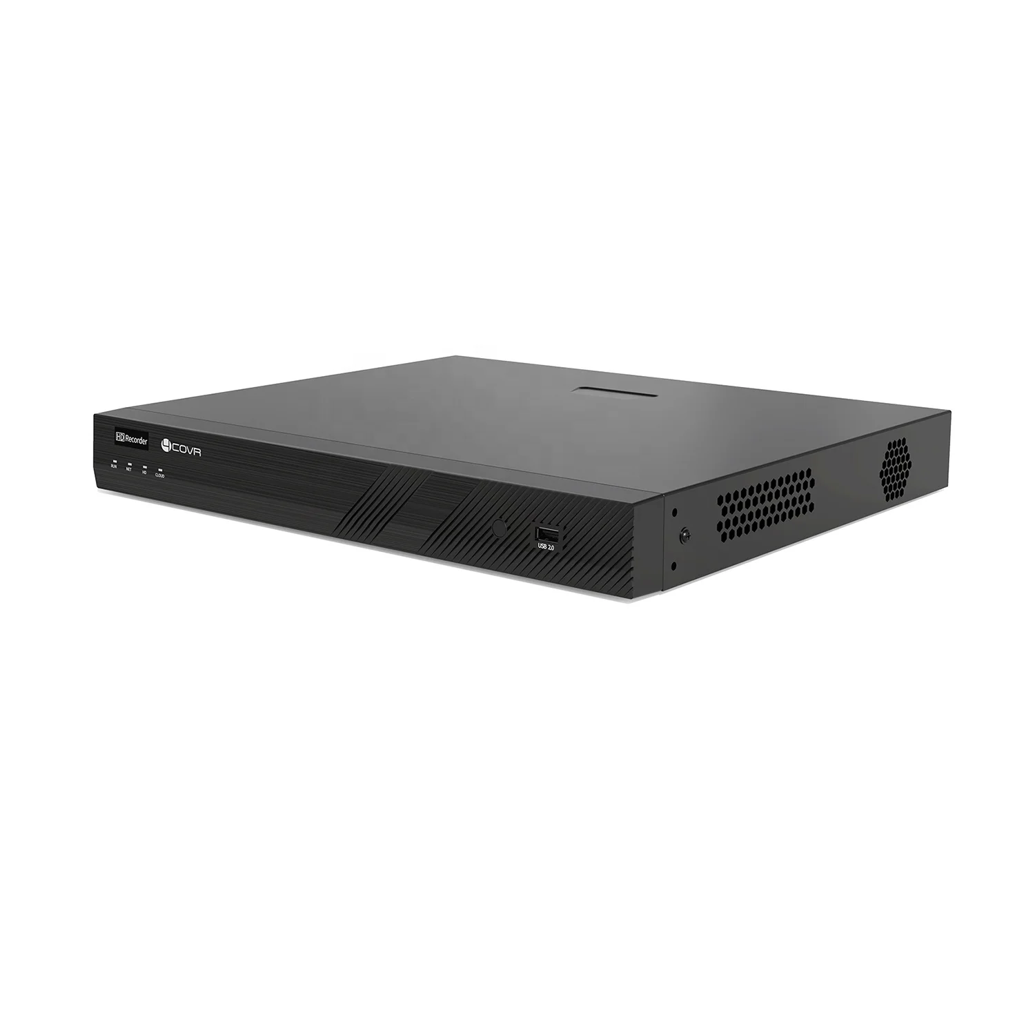 4COVR 16-Channel 4K H.265 Network Video Recorder 5MP/6MP/8MP/12MP IP Camera Input 16CH 4K POE NVR 2 SATA Port 20TB Recording