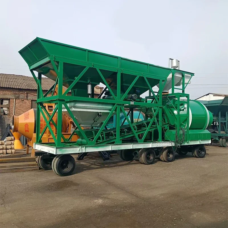 Customized Mini Concrete Plant Concrete Batching Plant 60 Cubic Meter Mobile Batching Plant Concrete