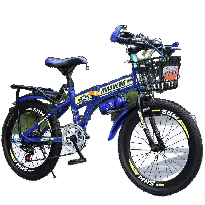 Bicicleta de Montaña plegable para adultos de 18 pulgadas, bicicleta de velocidad para hombres y niñas, bicicleta para niños grandes y medianos