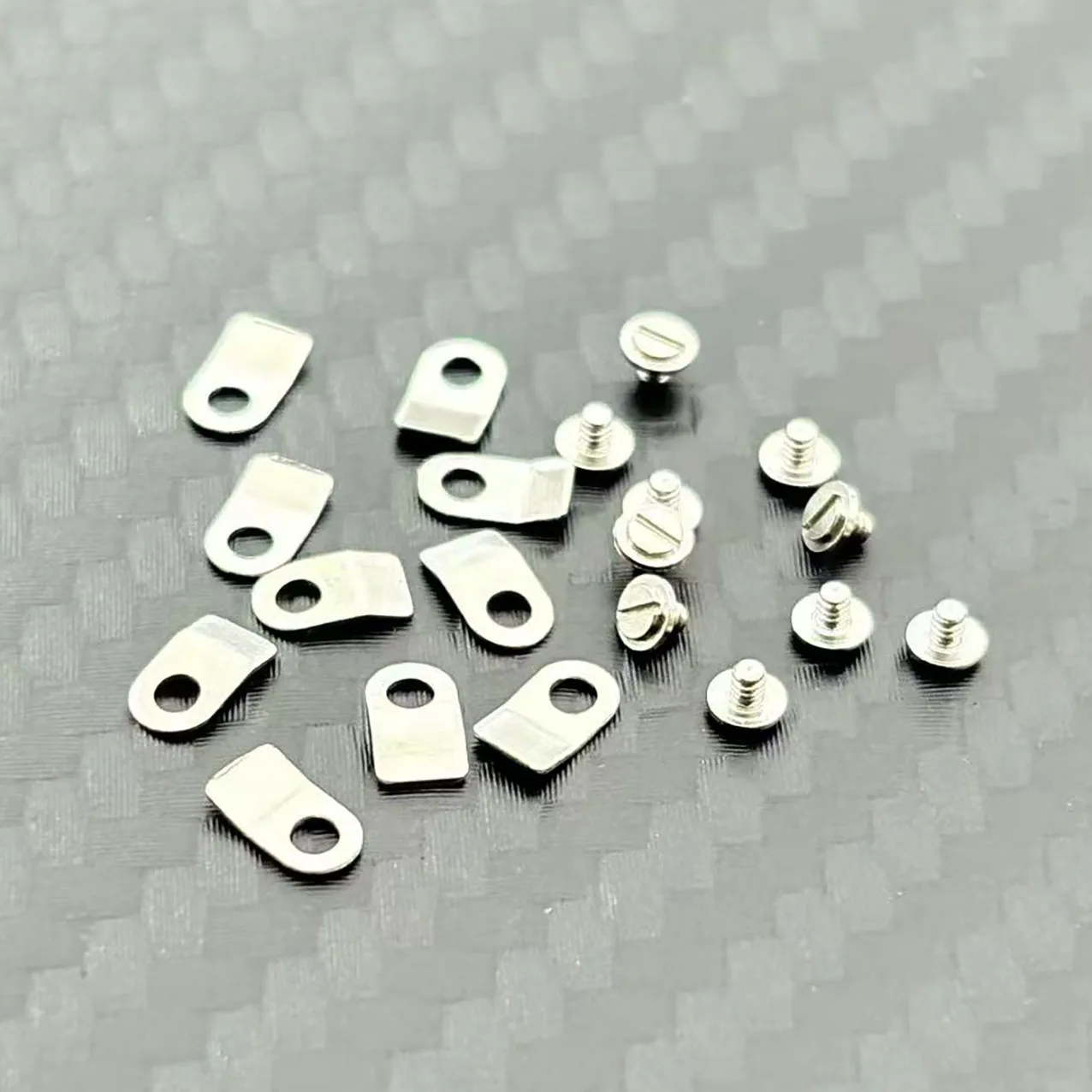 Watch movement accessories, compatible with 2824 2836 2834 2846 movements Fixing plate and firmware screws(10 sets)