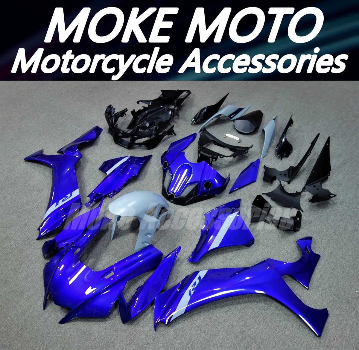 

Motorcycle Fairings Kit Fit For Yzf R1M R1 2020 2021 2022 2023 2024 Bodywork Set High Quality Abs Injection Blue