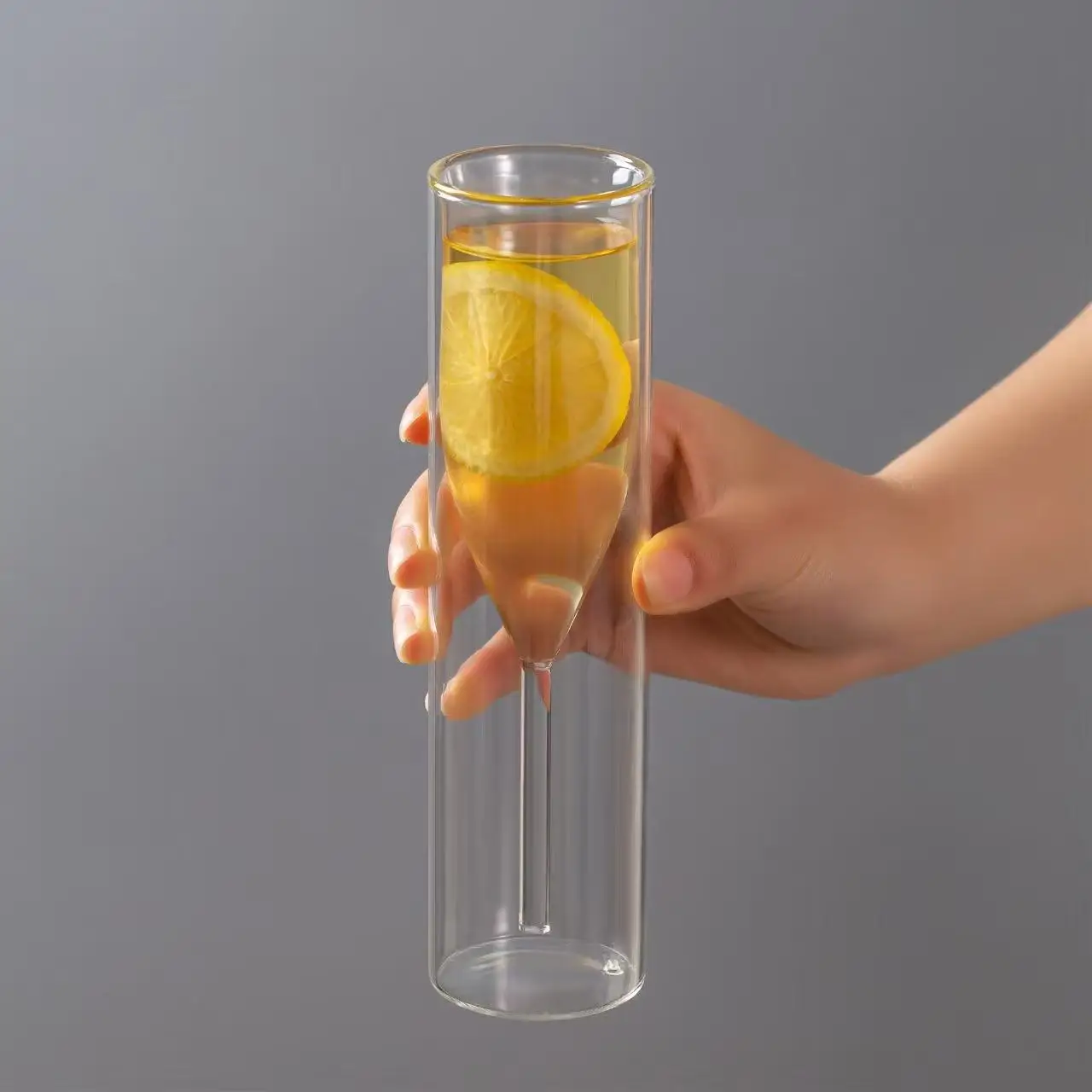 Double Wall Glass Champagne Flutes Goblet Whisky Bubble Wine Tulip Tail Wedding Party Glasses Cup Toasting Cups