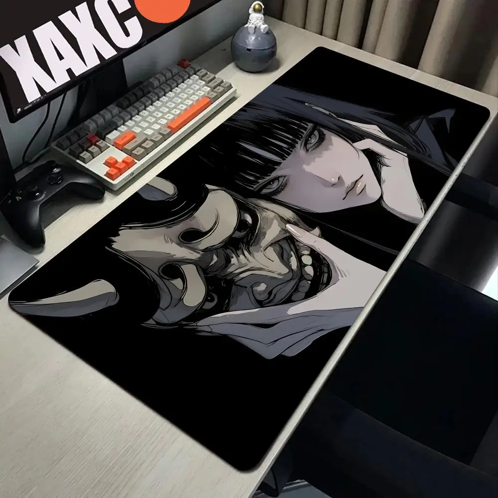 

Janpanese Mask Girl Mouse Pad Large Rubber Anti-slip PC Desk Accessories Mousepad for Offices and Gamer Keyboard Mats Decor Mat