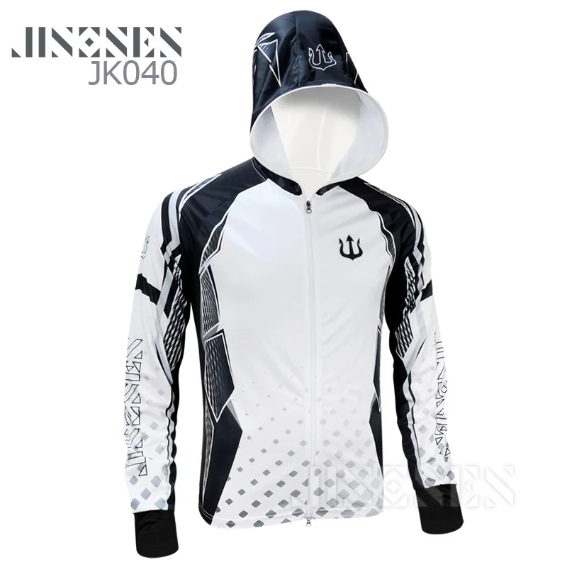 

Summer Quick-drying Breathable Anti-UV Anti-mosquito Fishing Jersey Men Outdoor Long-sleeve Hooded Clothing Fishing Gear