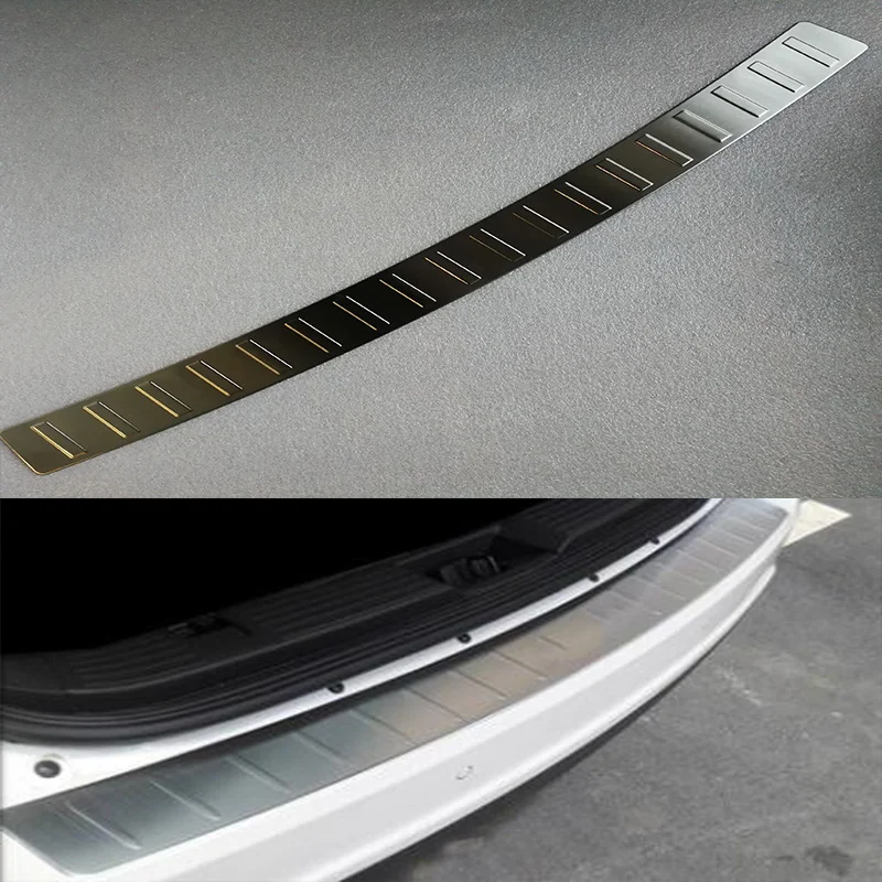 

FOR Ford Edge 2009-2014 models Rear Tail Door Sticker Stainless Steel Back Door Tailgate Trim Car Styling Accessories