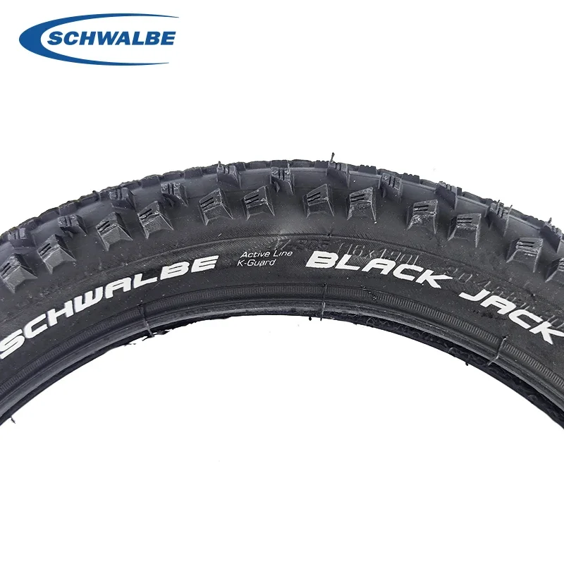 SCHWALBE Original BLACK JACK 12/16/18/20/24/26x1.90 Wired Bicycle Tire for Birdy MTB Children City Road Bike BMX Cycling Parts