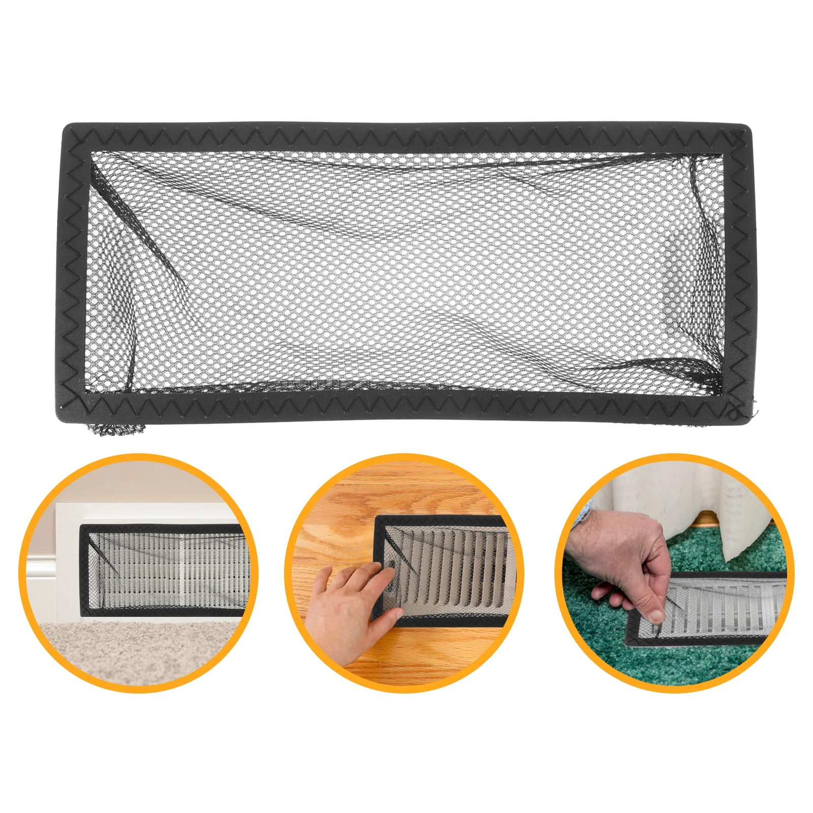 

Vent Net Home Ventilation Filter Detachable Floor Air Vent Cover Filter Screen for Air Floor Vents