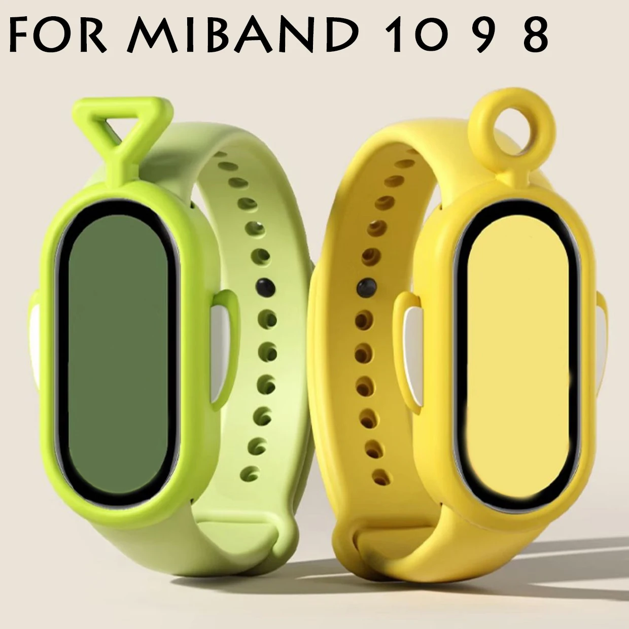 

Antenna Silicone Strap+case for Xiaomi Smart Band 10 Rubber Wristband Correa for Miband 9 8 NFC Bracelet Replacement Accessories