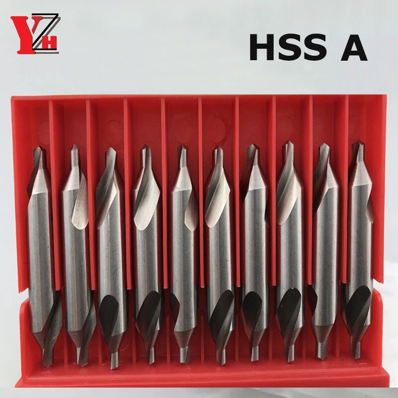 HSS Center Drill Bit 10Pcs 2.3mm 2.7mm Set Drill Type A Hole Centering Dril Cutter Drill Bit Set CenterinFordrilling