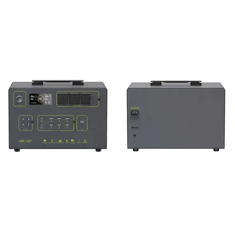 

Large Capacity Price Electric Charging 2000W Portable Power Station Solar Energy System Lifepo4 Outdoor Solar Power Generator