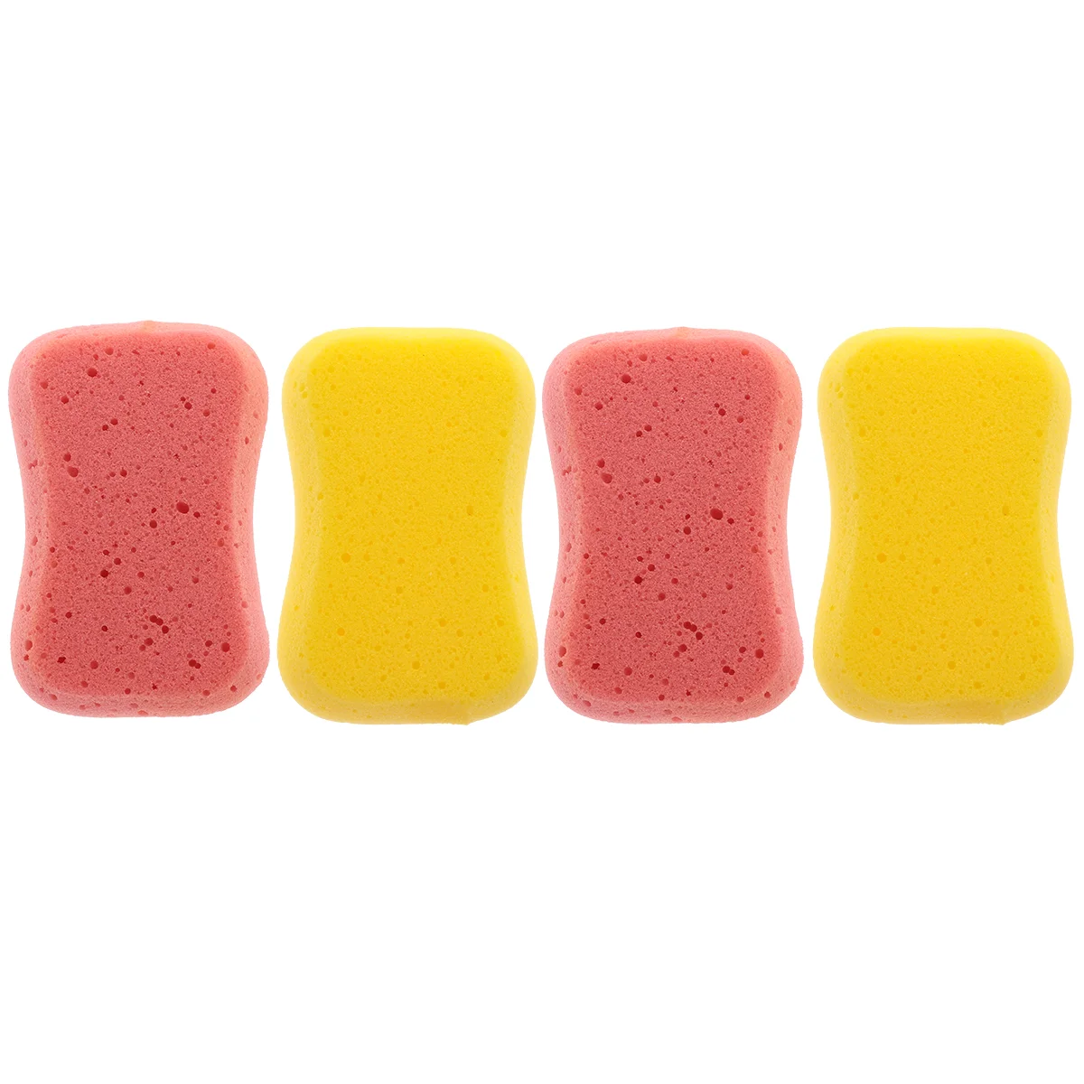 

4 Pcs Dispenser Child Body Scrub Goshi Exfoliating Shower Sponge Toy Sponges Scrubbers